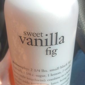 PHILOSOPHY SWEET VANILLA FIG. JUMBO 64oz. Shampoo, Shower & Bath. New with pump.